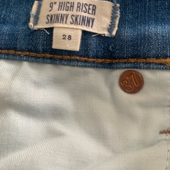 MADEWELL Women 9” High Rise Skinny Jeans in Sadie Wash Size 28 - Picture 10 of 12